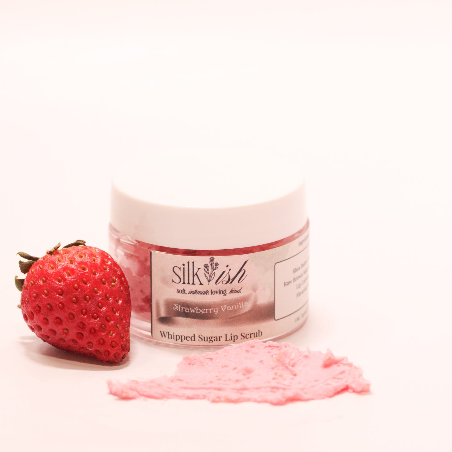 whipped sugar lip scrub